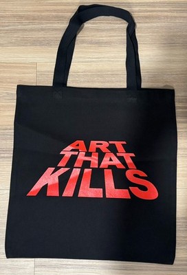 RARE Gallery Dept Tote Bag 100% Authentic Art That Kills Black Canvas Brand New