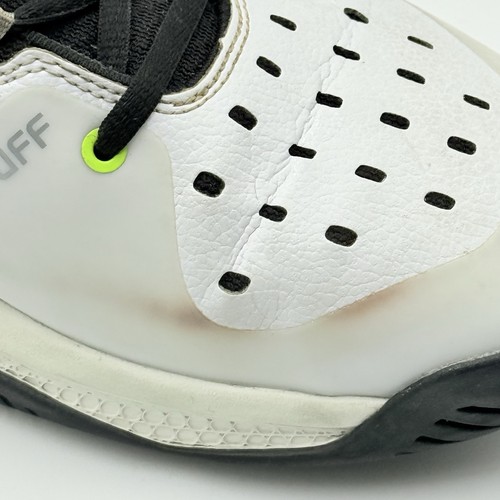 Adidas CourtJam Bounce Men’s Pickleball Tennis Shoes Size 9.5 White Neon Adituff - Picture 7 of 11