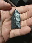 Authentic Ohio Black Zeleski Flint Paleo Point Indian Arrowhead Artifact — photo 10