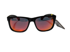 Foster Grant Black Polarized Sunglasses, Orange Mirrored, 100 UVA-UVB Lens Prot