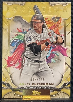 2025 Topps Inception - ADLEY RUTSCHMAN - Yellow Parallel /199