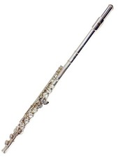 Yamaha Flute Yfl-312 Tested Working Head Pipe Silver Wind Instrument Used
