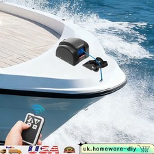 45 LBS Boat Anchor Winch Electric Marine Winch With Wireless Remote Free Fall