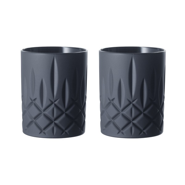 Nachtmann Serie Noblesse Black Edition Whiskyglas Tumbler 2 StüCk 295 Ml Schwarz-image