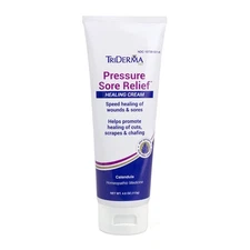TriDerma MD Pressure Sore Relief Cream 4 oz for Bed Sores & Wound Healing
