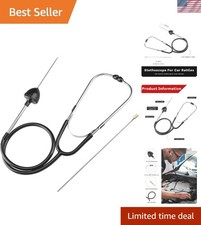 Automotive Engine Stethoscope Mechanics Stethoscope Kit Black Automotive Engine Stethoscope Mechanics Stethoscope Kit Black