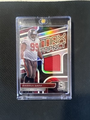 2024 Panini Spectra - Max Impact Warren Sapp #MI-WAP /99 (MEM)