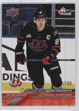 2024-25 Upper Deck CHL Exclusives 22/100 Noah Chadwick #158 06b1