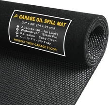 Oil Spill Mat 29"x36" Garage Floor Absorbent Waterproof Reusable Washable Durabl