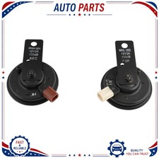 Horn Kit For Honda Accord Pilot Odyssey Replacement Set Metal Black Traffic Safe