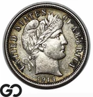 1914 Barber Dime Choice AU++/Unc