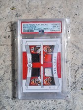 Baker Mayfield, Odell Beckham Jr 2019 Panini National Treasures  PSA 10 GMT