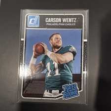 Panini 2016 Donruss Rated Rookies Carson Wentz #356 Eagles NFL Football Card