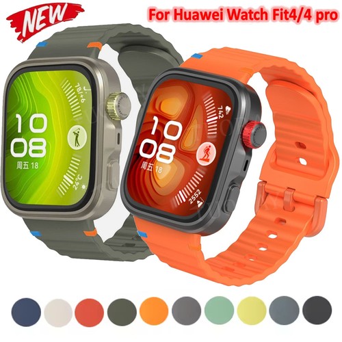 Silicone Wrist Strap For Huawei Watch Fit 3 Fit 4 4 Pro Smartwatch Band Bracelet