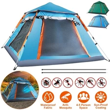 Tienda De Campaña Carpa Para Acampar 3-4 Personas Campamento Senderismo Camping