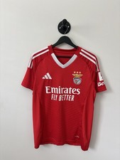 Adidas SL Portugal Benfica Soccer Jersey Men’s Small Red 2024 Home Fly Emirates