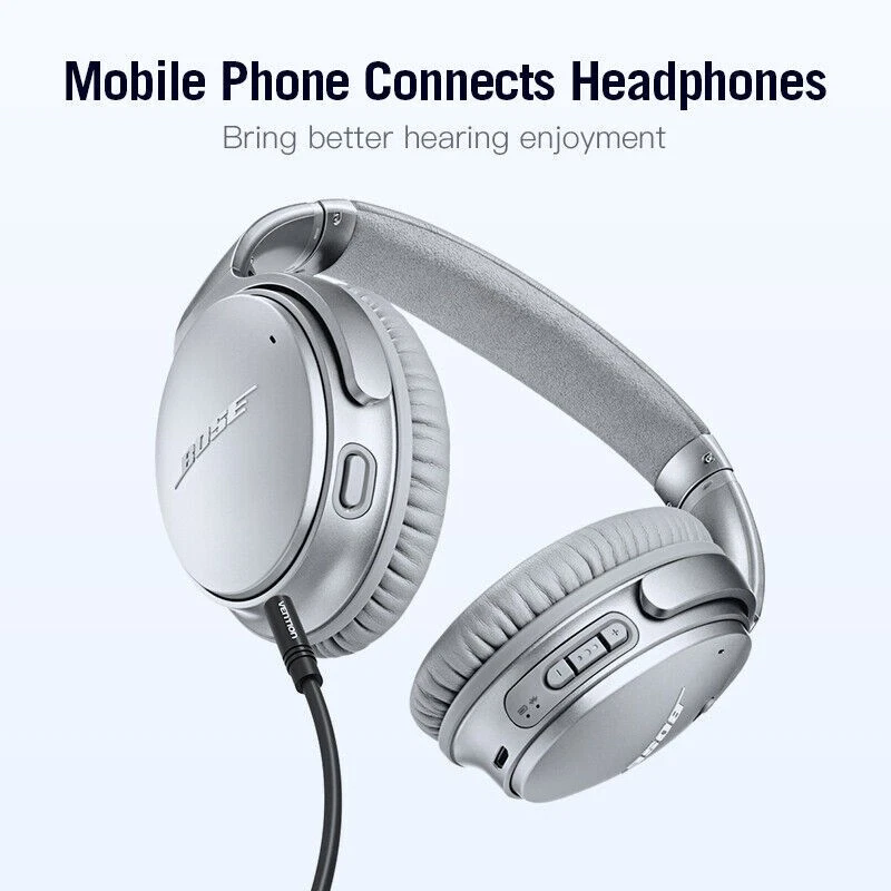 3.5mm to 2.5mm Aux Cable Audio Jack Cable Headphone Stereo Speaker Connector - Image 4 of 4