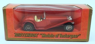 Matchbox ca. 1/43 Scale Diecast Y-3 - 1934 Riley MPH - Metallic Red