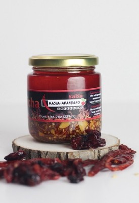 Macha - Arándano ( Cranberry)  THE BESTCHILI OIL - By Salsa Wicha -  
