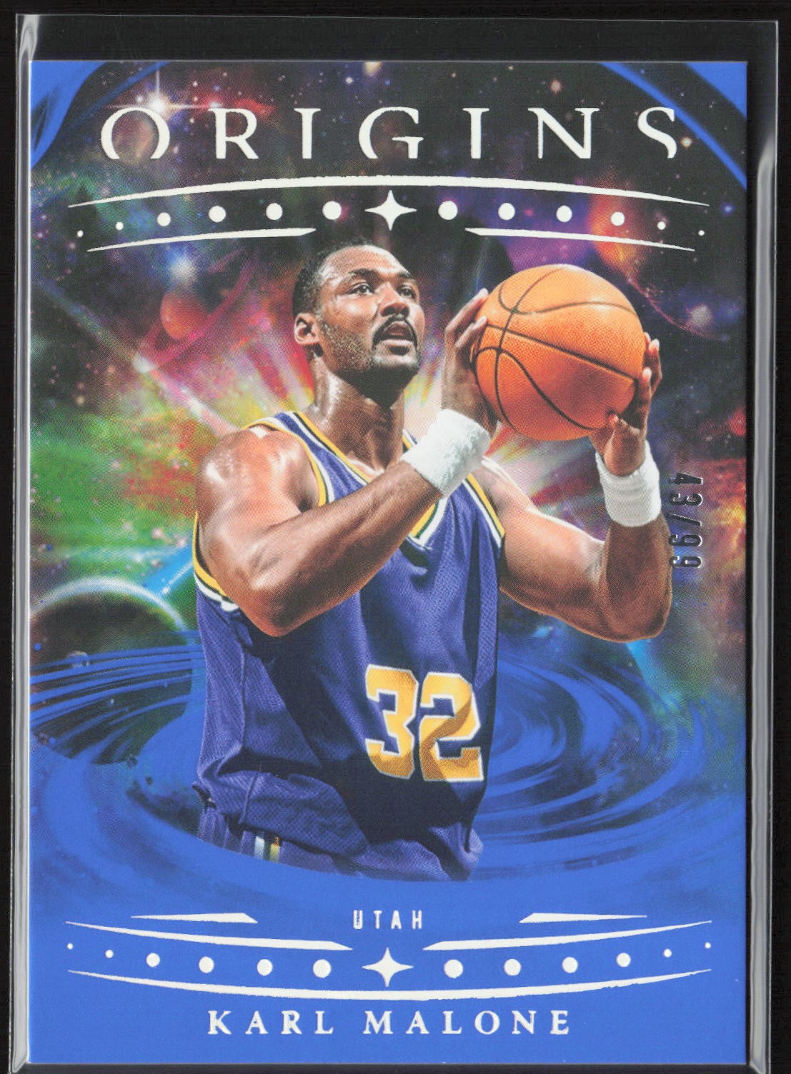 Karl Malone 2025-26 Panini Origins Base Blue /99