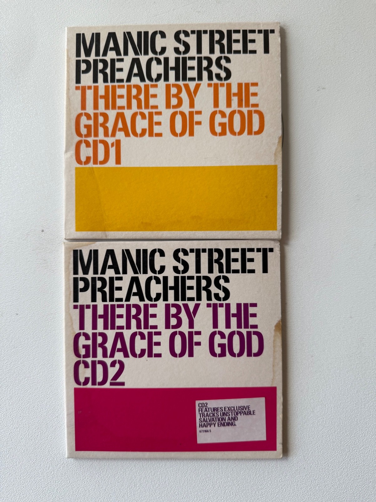Manic Street Preachers There By The Grace Of God CD 1 + 2 Play Tested Import UK