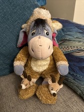 Disney "Eeyore" dressed as a reindeer plush stuffed animal
