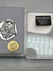 1/4 Oz Reckless Metals .999 Silver & 1 Gram.9999 Fine Gold Limited Mintage