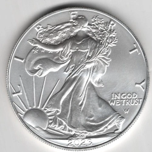 2023  W WALKING LIBERTY AMERICAN EAGLE .999 FINE SILVER DOLLAR COIN 1oz. $1 USA