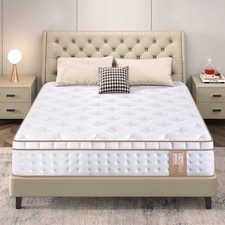10" Hybrid King Mattress in a Box, Gel Memory Foam Mattress with Pocket Sprin...