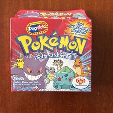Pokémon Popsicle Box Vintage Empty Box Only 2000 Used Condition (read descrip.)