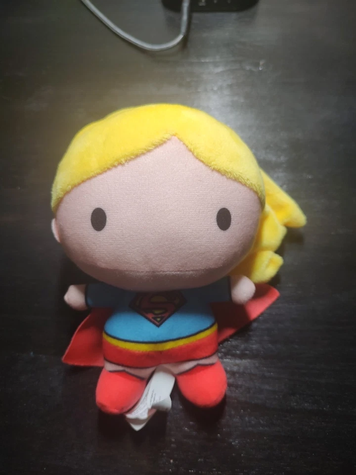 2022 Toy Factory DC Justice League плюшевая игрушка Чиби СУПЕРГЁРЛ ~ 7 дюймов - Изображение 3 из 4