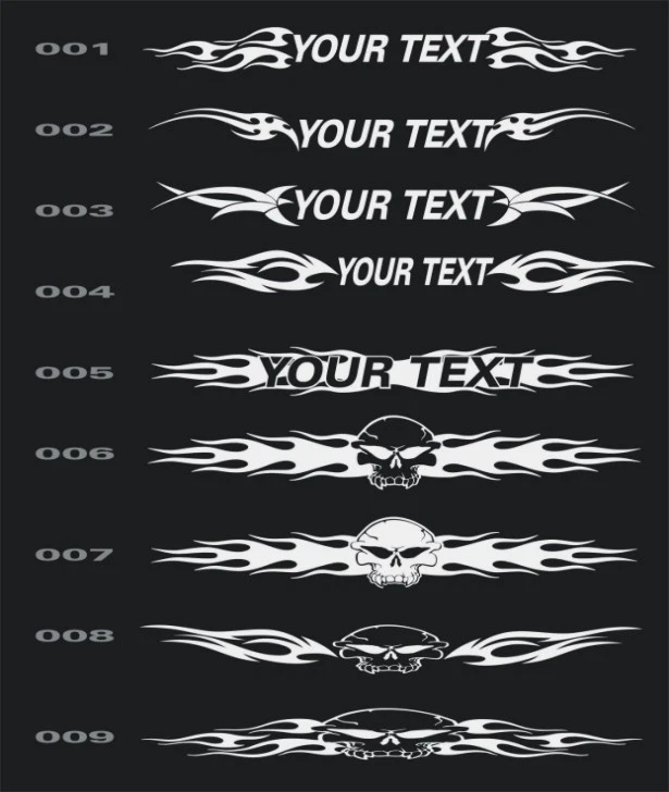 Se adapta a calcomanía personalizada parabrisas Ford Flex llamas 9 diseños a elegir Foto 2 de 3