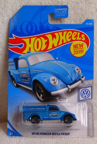 Hot Wheels - '49 Volkswagen Beetle Pickup - Scale 1:64 - Blue New On Card