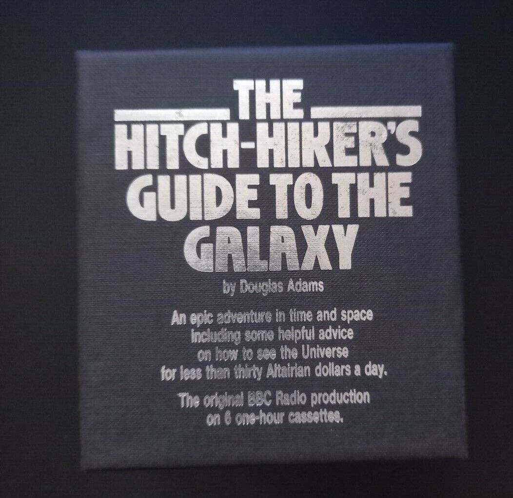 Hitchhikers Guide To The Galaxy Audio Cassette Collection  1992?