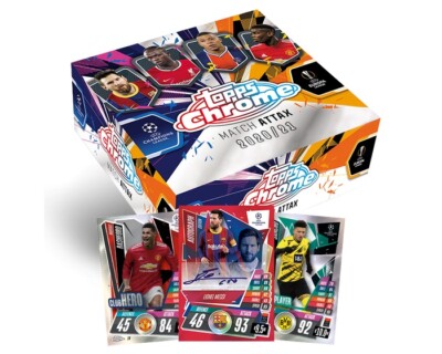 2020-21 TOPPS CHROME MATCH ATTAX UCL UEFA SOCCER SEALED 12