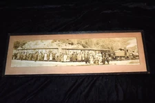 RARE Original Antique MT. TAMALPAIS  RAILWAY Panoramic Photo Of The Mill Valley