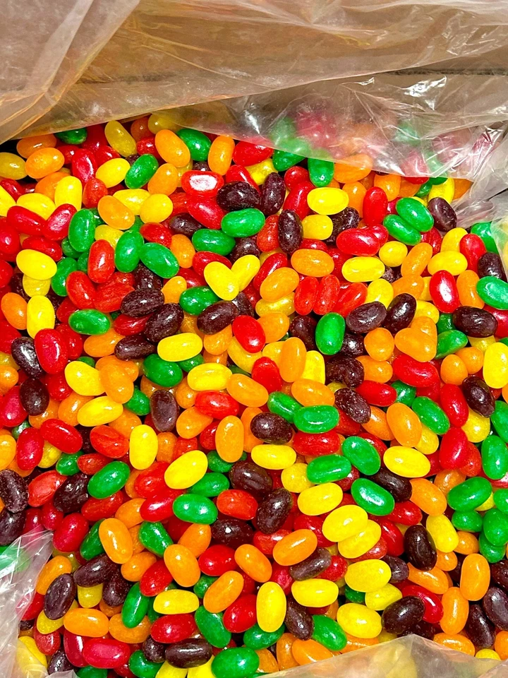 Jumbo XL Fruit Jelly Beans Candy Bulk 1LB 2LB 3LB 5LB Assorted Fruit Flavor
