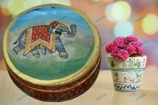 Tambourine Dufli Goat Skin Khanjeera Matching for Adults Dance Performance Style