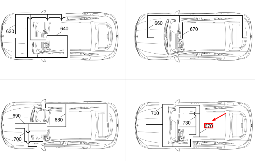 NOUVEAU FAISCEAU DE CÂBLAGE USB MERCEDES-BENZ GLE W167 A1675402915