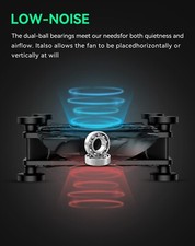 USB 120mm Computer Fan Case Fan With 3 Speed Switch For PC Cabinet Receiver Xbox