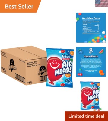 Soft-Filled Assorted Fruit Bites - 12 Pack, Perfect for Parties & Gifting