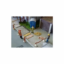 Juweela 1/87 (HO scale) Street Pavers Brick-Red Mix (10000pcs)