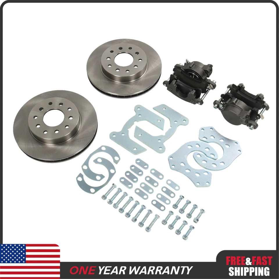 9 Inch Rear End Bolt-On Disc Brake Kit Old & New style Universal Kit For Ford Foto 2 de 4