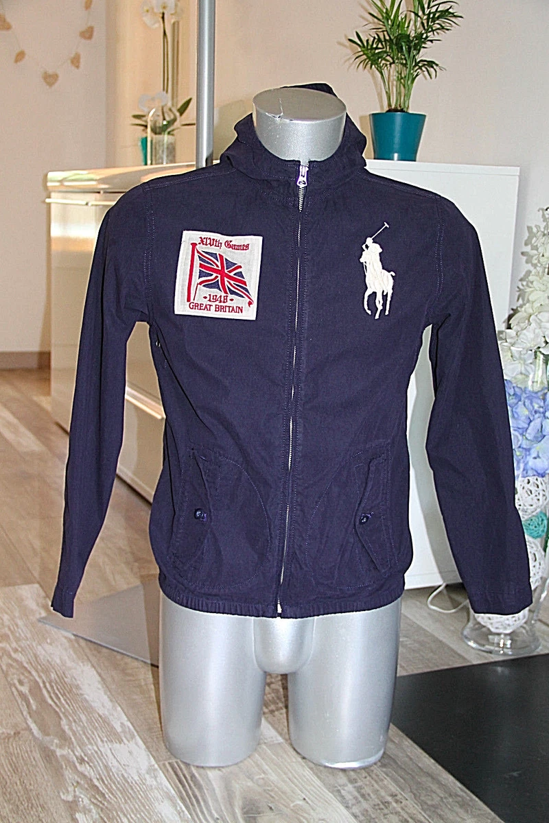 jolie veste garcon POLO by RALPH LAUREN great britain big pony taille 14 16 ans eBay