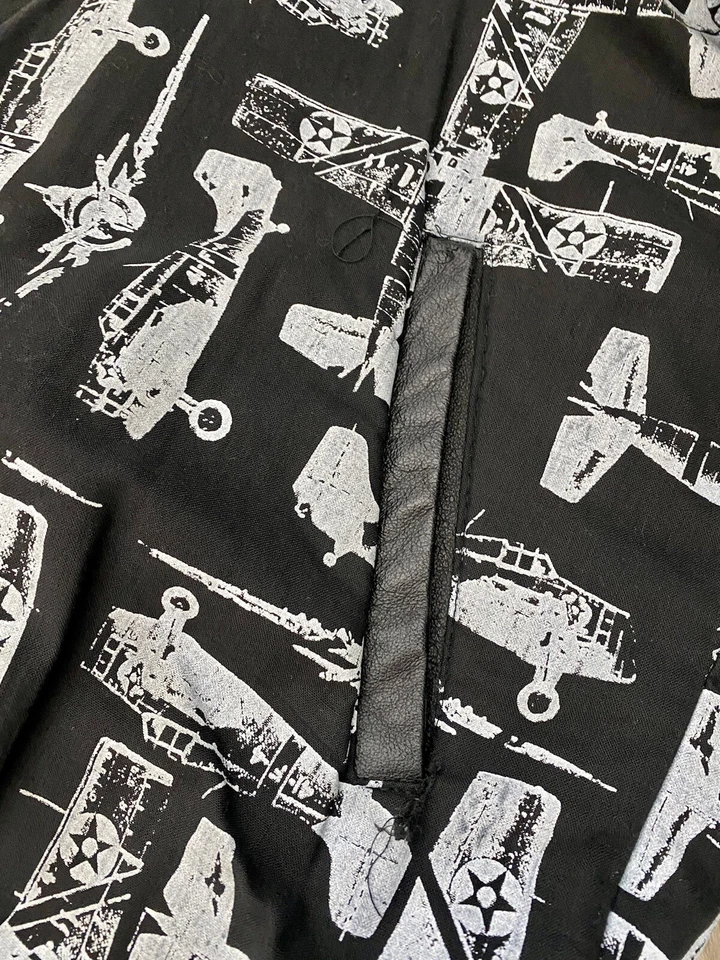 World of “Troop Leader Technology Perfection” 大号 黑色皮革外套 罕见 — 第 4/4 张图片