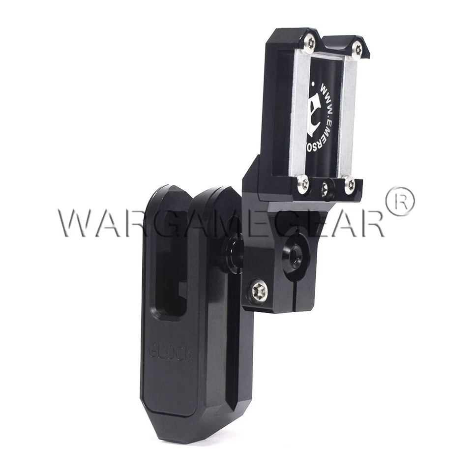IPSC Tactical Speed Right Hand Aluminum Pistol Holster + Insert Block For Glock - Image 3 of 4