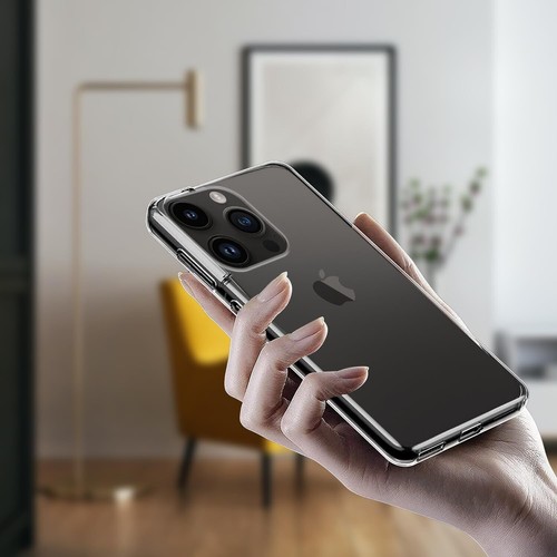Case For Apple iPhone 15 14 13 Pro Max Plus 12 11 XR Clear Slim Silicone Cover - Afbeelding 5 van 8