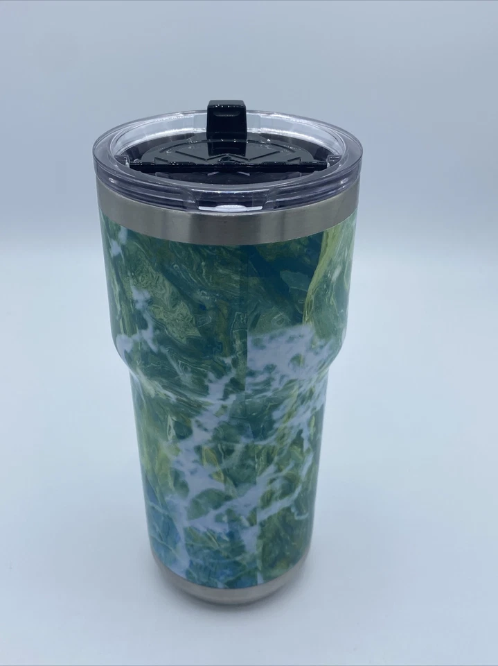 Mossy Oak Fishing Double Wall Insulated Stainless Steel Tumbler, 20-Ounce W/Lid - Image 2 of 4
