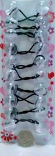 Clear ELASTIC PONYTAIL HOLDER jumbo BEAD GIRL HAIR SCRUNCHIE KNOCKER BALL