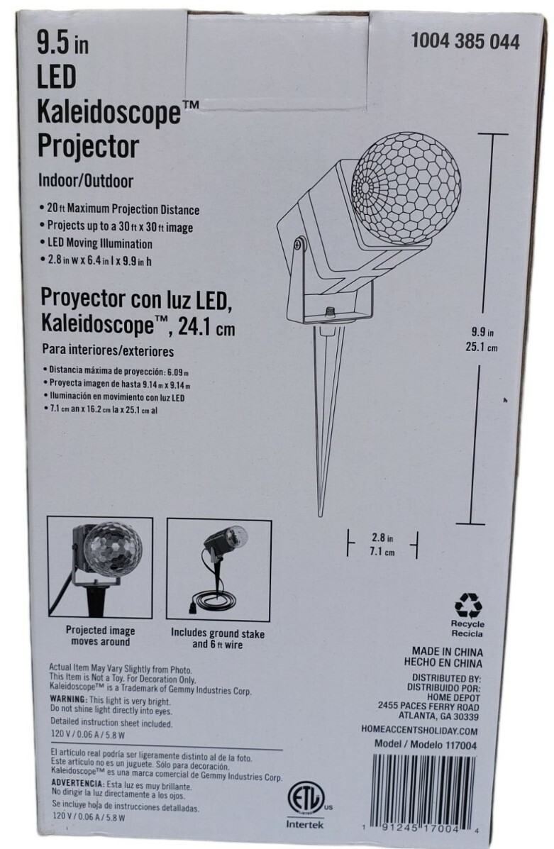 Home Accents Holiday LED Kaleidoscope Christmas Projector NEW! eBay